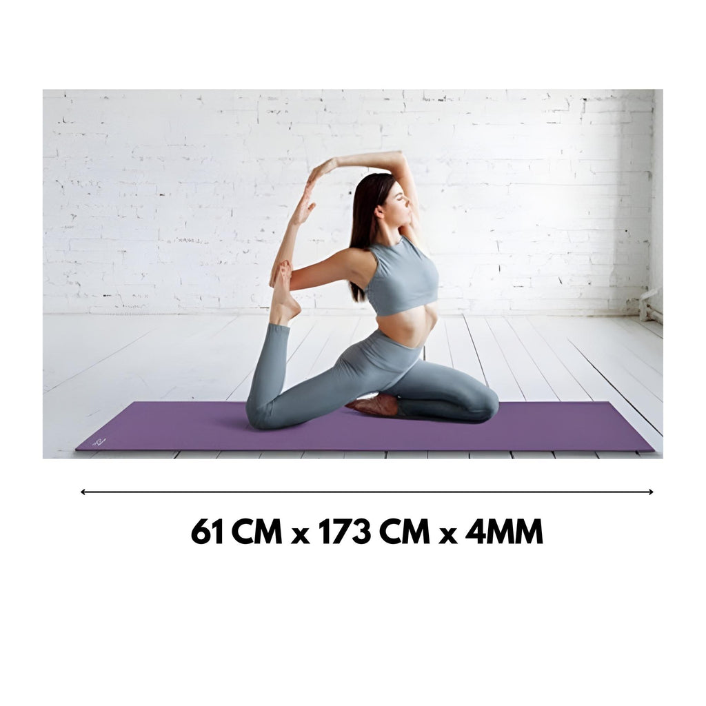 GD materassino eva per yoga pilates 61 x 173 x 0,4 cm, tappetino per allenamento in casa e fuori casa