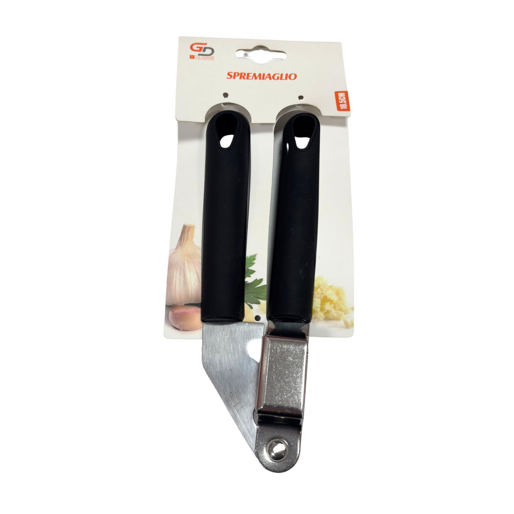 GD LA CUISINE Spremiaglio Professionale in Acciaio Inossidabile Spremiagli Manuale Cromato Design Ergonomico Sistema di Pressione Efficiente Facile da Pulire per Aglio e Zenzero