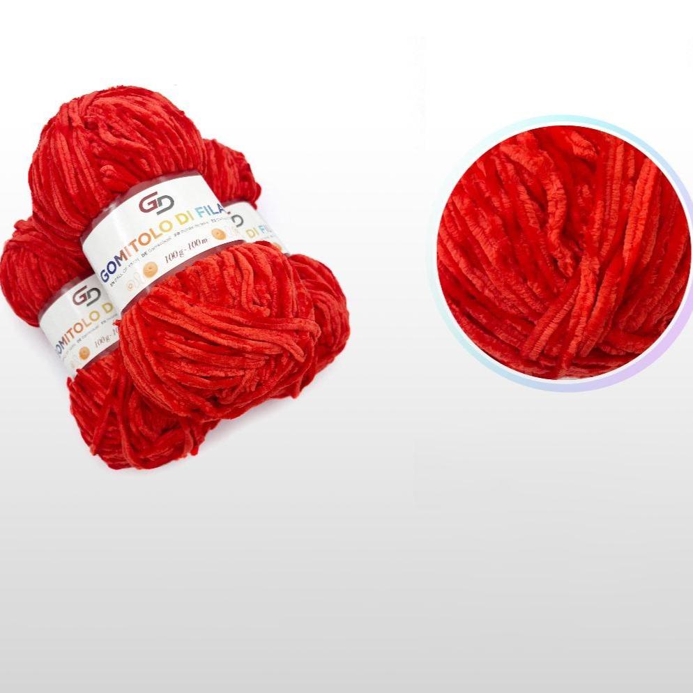 GD LOVES YOUR HOME Set 3 Gomitoli Filato Ciniglia 100g Toni Vivaci – 100m Morbido Poliestere | Filato Soffice per Maglia e Uncinetto, Copertine e Accessori – Colori Brillanti