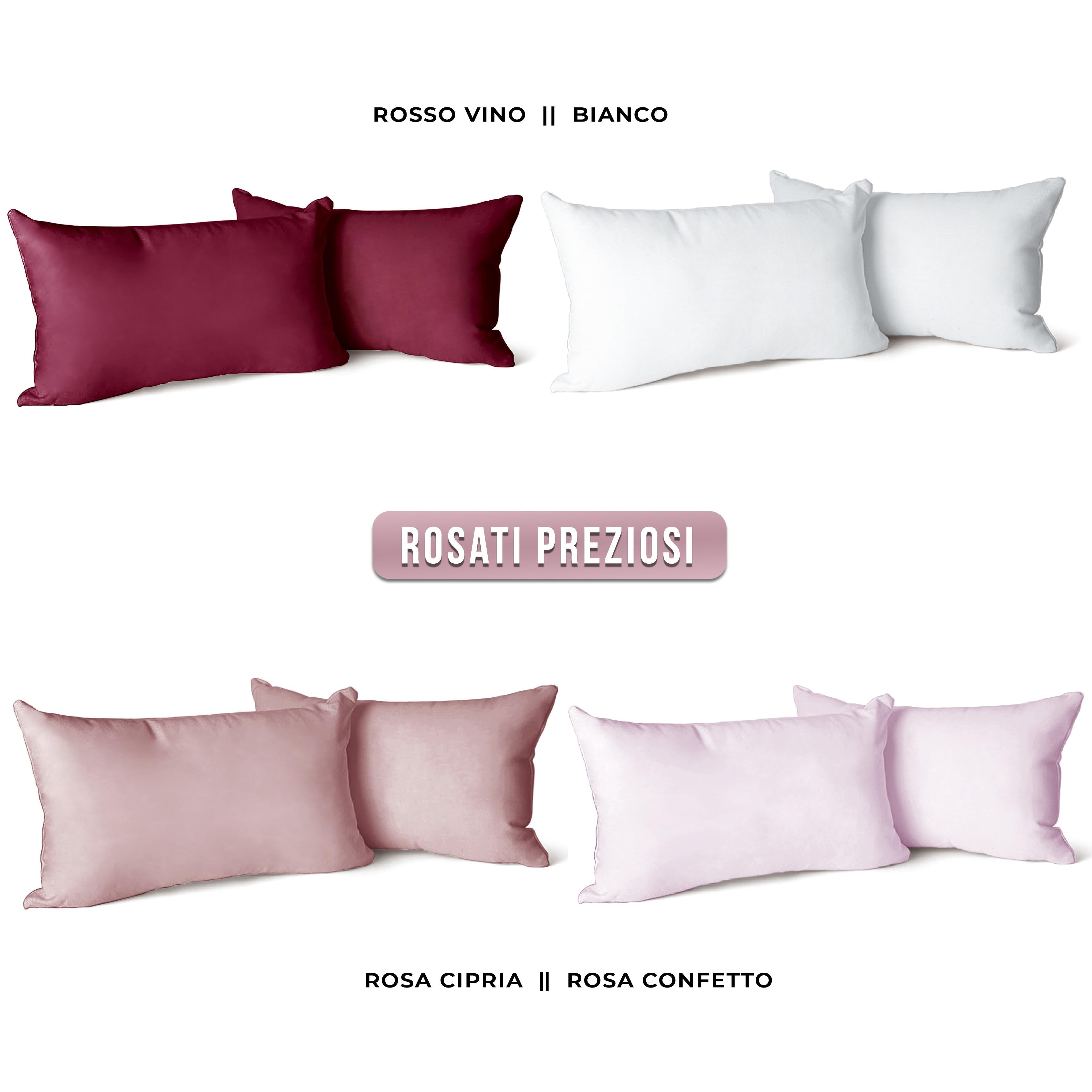 GD LOVES YOUR HOME Coppia Federe per Cuscino 50×80 cm – Morbide, Traspiranti e Antiacaro – Coordinabili con Lenzuola con Angoli, Lavabili in Lavatrice, Disponibili in Vari Colori