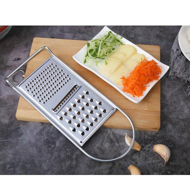 GD LOVES YOUR HOME Affettatrice a Julienne in Acciaio Inox con 3 Modalità di Taglio – Taglia Verdure e Formaggi, Design Ergonomico