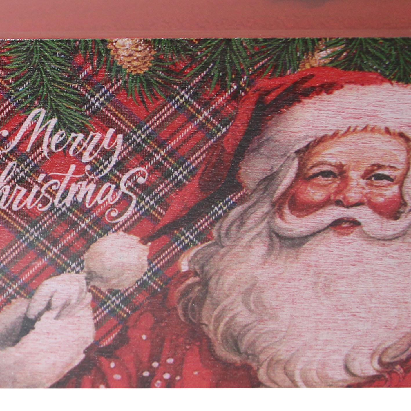 GD LOVES XMAS Elegante Scatola Regalo in Legno con Tovaglietta Natalizia | Design Premium 15×12×10 cm con Cuore Intagliato Laterale ️