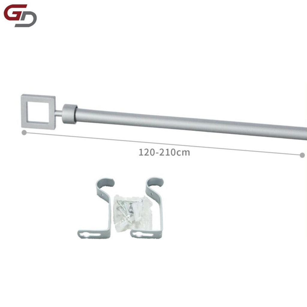 bastone per tende / asta per tenda estendibile. 100% ferro, misure 70-120cm, 120-210cm, 160-310cm. colore bianco, bronzo, argento e oro.