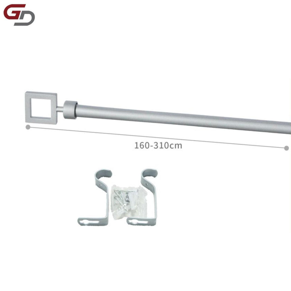 bastone per tende / asta per tenda estendibile. 100% ferro, misure 70-120cm, 120-210cm, 160-310cm. colore bianco, bronzo, argento e oro.