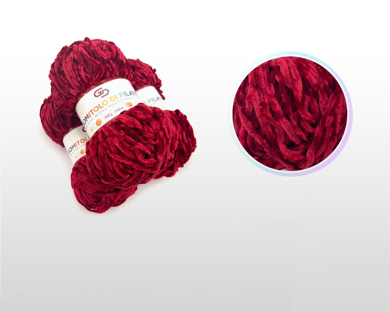 GD LOVES YOUR HOME Set 3 Gomitoli Filato Ciniglia 100g Toni Vivaci – 100m Morbido Poliestere | Filato Soffice per Maglia e Uncinetto, Copertine e Accessori – Colori Brillanti