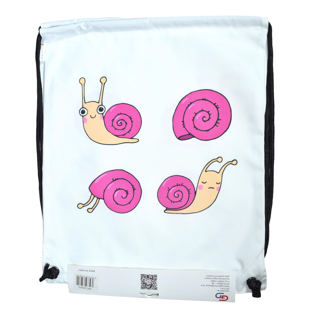 GD LOVES YOUR HOME Sacco Scarpe da Spalla Decorato in Tela Resistente 33x43cm | Zainetto Leggero per Palestra, Viaggio e Uso Quotidiano