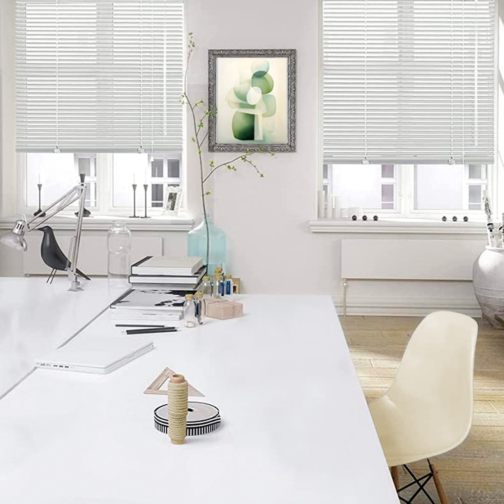 Tenda Veneziana in Alluminio Bianca GD LOVES YOUR HOME – Lamelle Orientabili 25 mm per Finestre e Porte