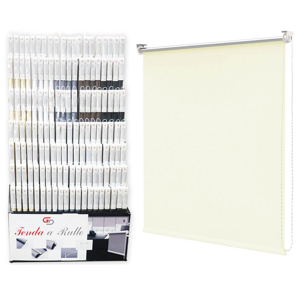 Tenda a Rullo Moderna per Interni – Avvolgibile per Porte e Finestre – Tessuto Semi Oscurante