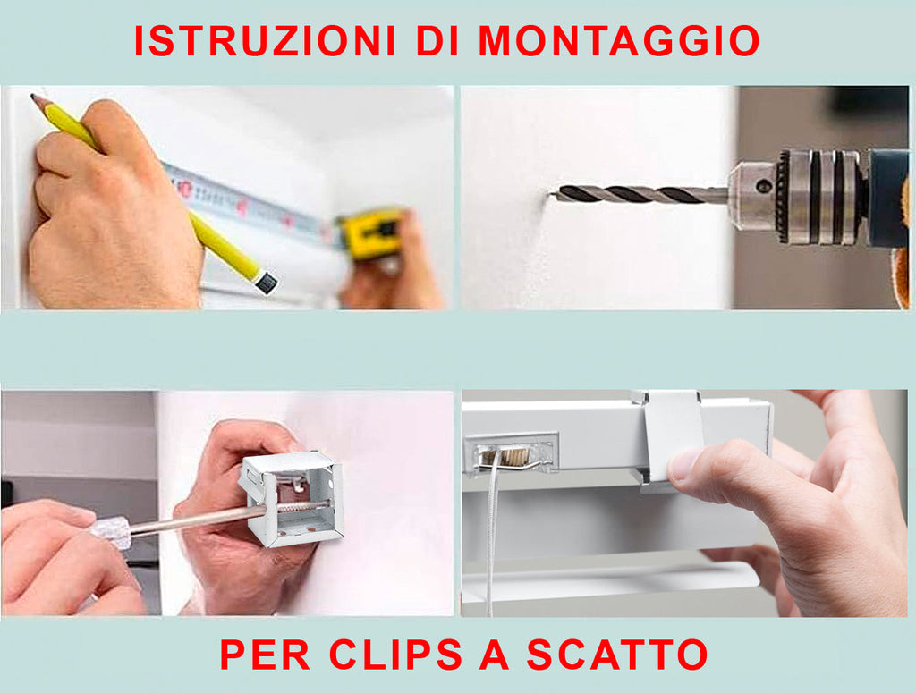 Tenda Veneziana in Alluminio Bianca GD LOVES YOUR HOME – Lamelle Orientabili 25 mm per Finestre e Porte