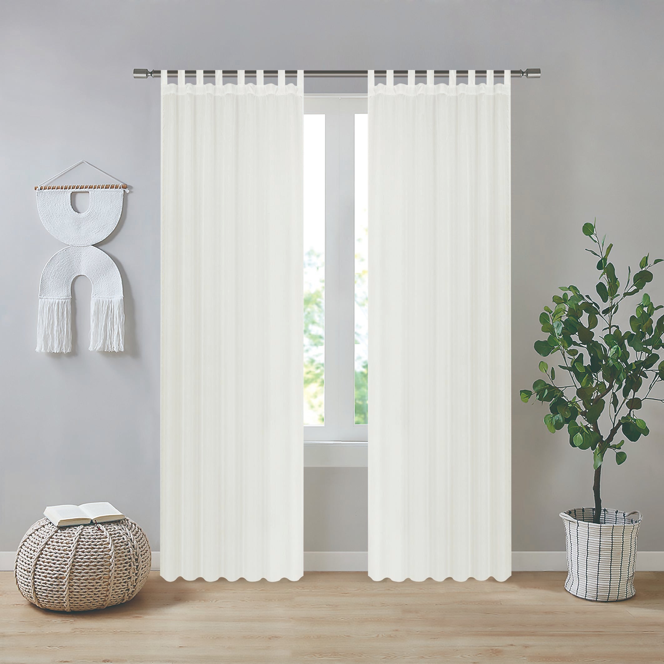 GD LOVES YOUR HOME Tenda per Casa STELLA 140×280 cm in Poliestere Effetto Lino con Passanti Superiori Rinforzati 10 Colori Moderni per Arredo Elegante