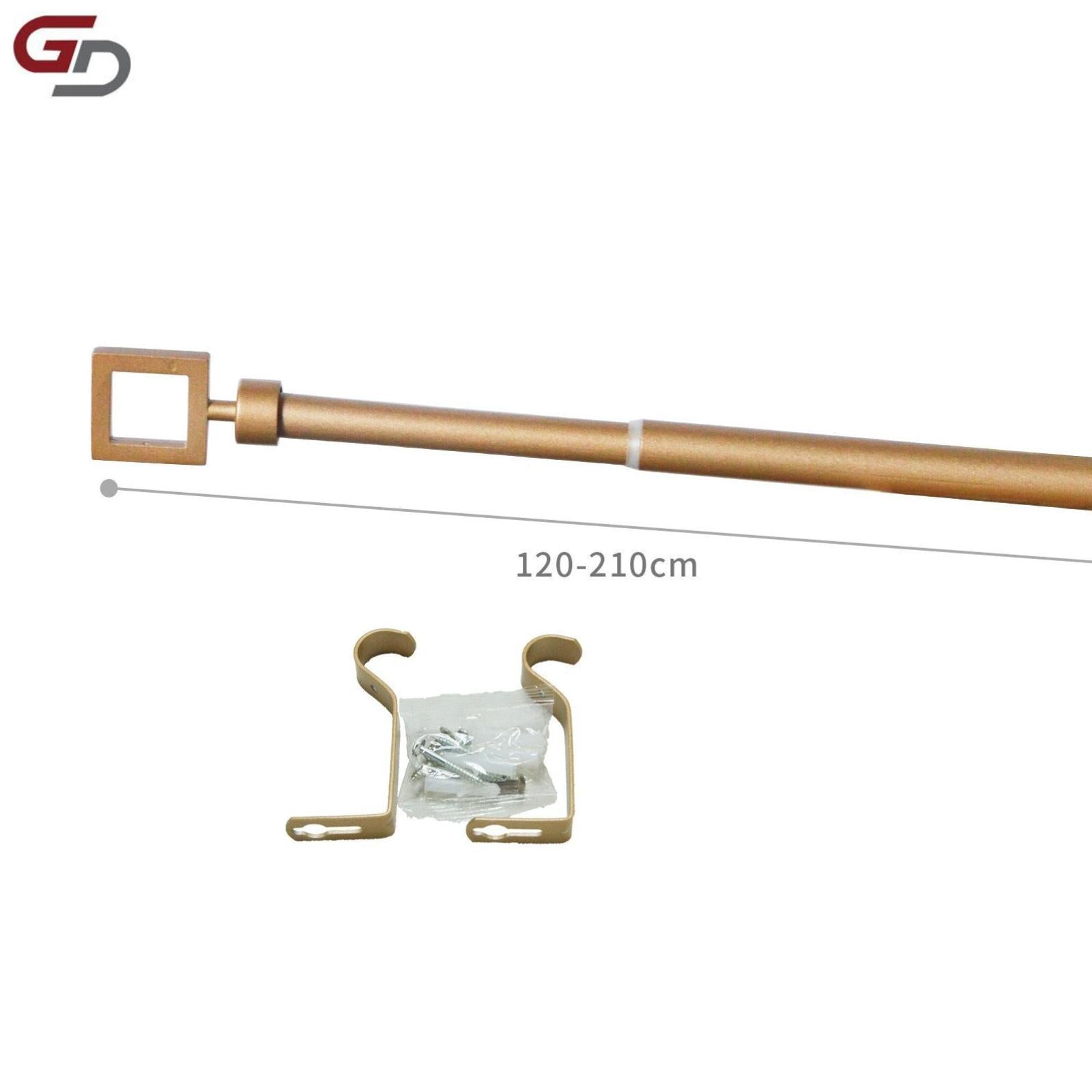 bastone per tende / asta per tenda estendibile. 100% ferro, misure 70-120cm, 120-210cm, 160-310cm. colore bianco, bronzo, argento e oro.