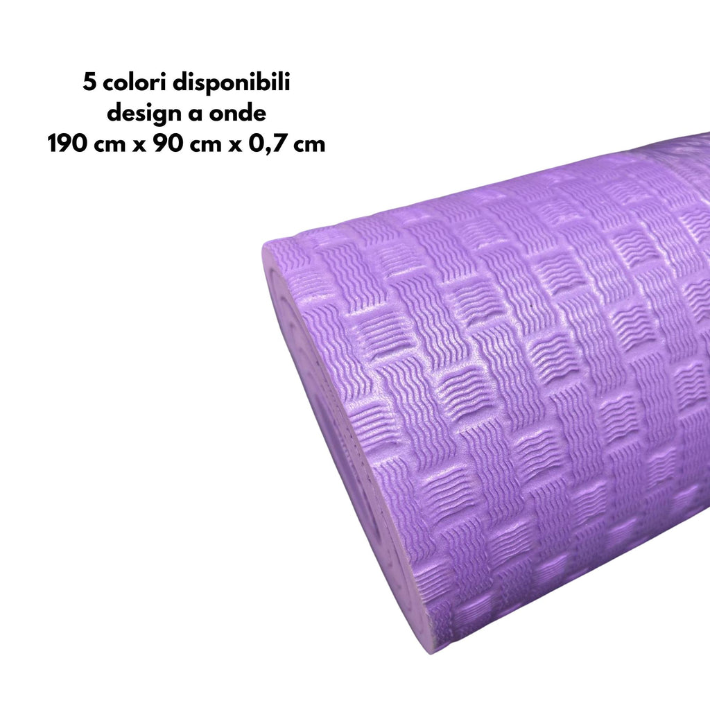 GD tappeto antiscivolo per yoga, stretching e pilates e allenamento in casa e fuori casa, 190 cm x 90 cm