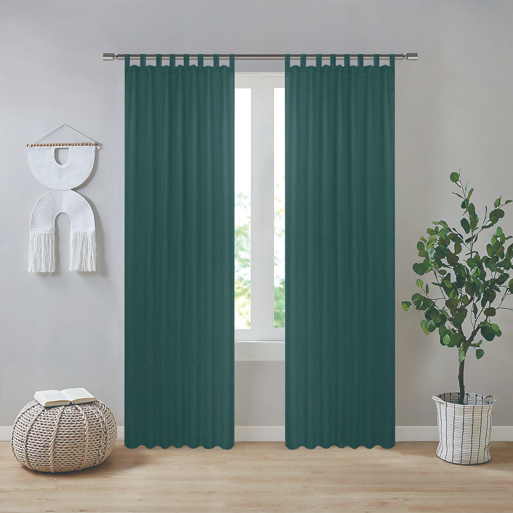 GD LOVES YOUR HOME Tenda per Casa STELLA 140×280 cm in Poliestere Effetto Lino con Passanti Superiori Rinforzati 10 Colori Moderni per Arredo Elegante