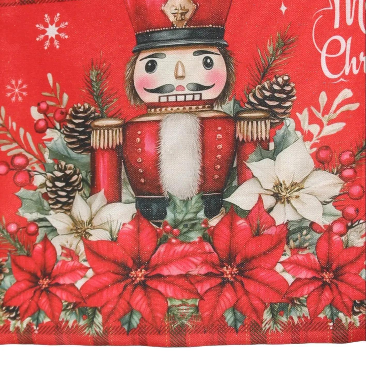 GD LOVES XMAS Copriforno Natalizio 38×48 cm  Copertura Decorativa per Forno – Tessuto Resistente Lavabile, Protezione Antipolvere e Arredo Cucina Festivo