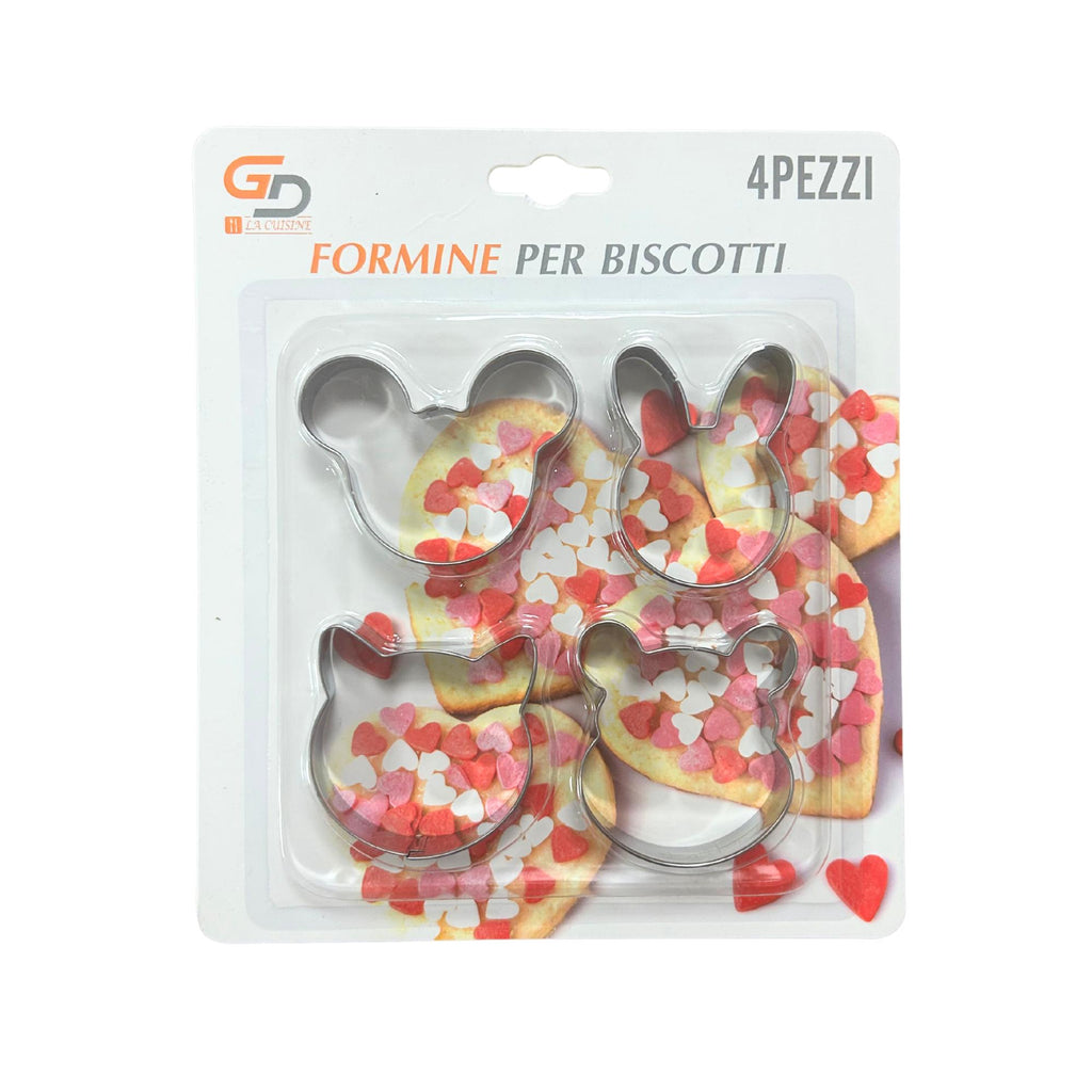 GD LA CUISINE Formine ber biscotti set 4, 12, 20 forme per biscotti, forme animali e fiori