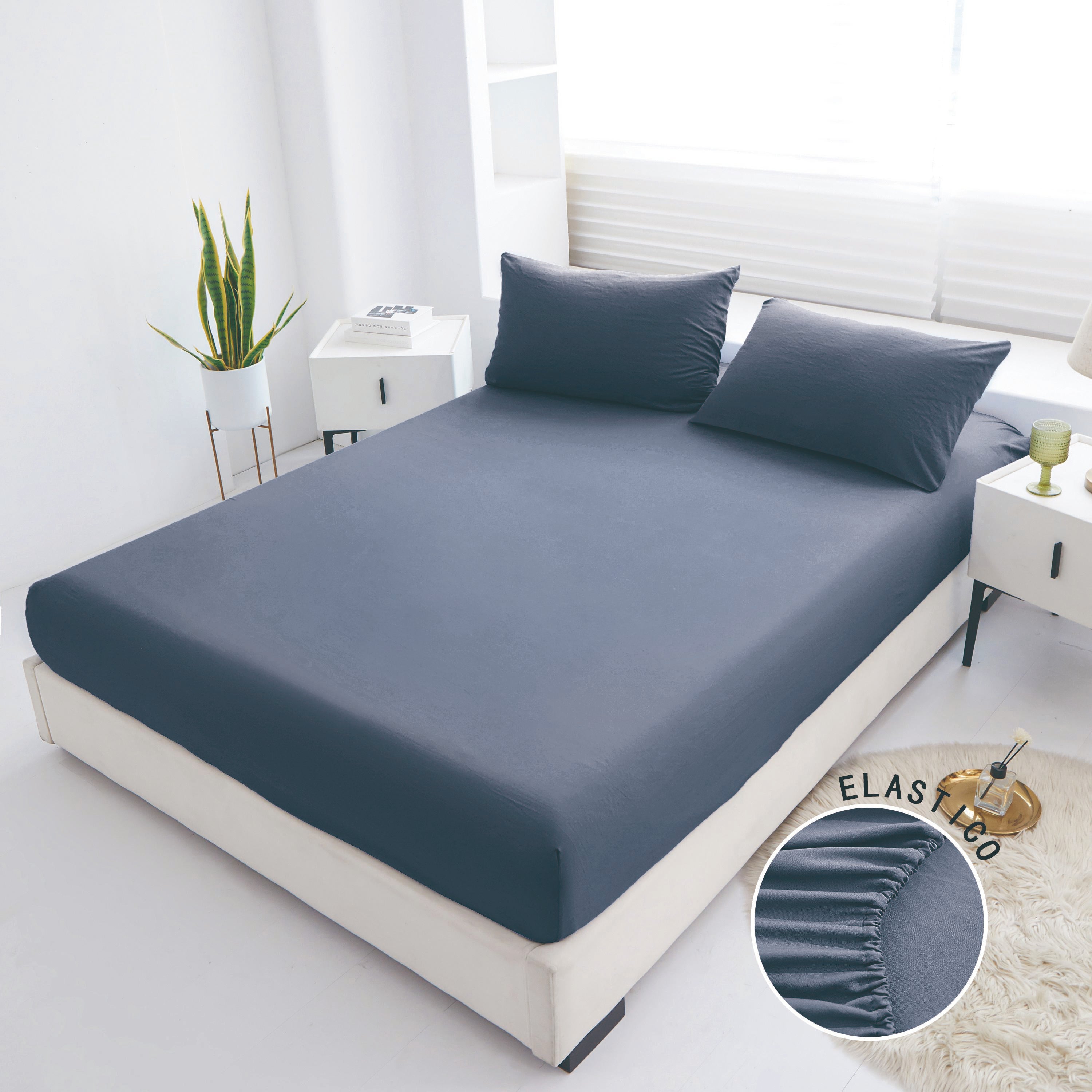 GD LOVES YOUR HOME Coppia Federe per Cuscino 50×80 cm – Morbide, Traspiranti e Antiacaro – Coordinabili con Lenzuola con Angoli, Lavabili in Lavatrice, Disponibili in Vari Colori