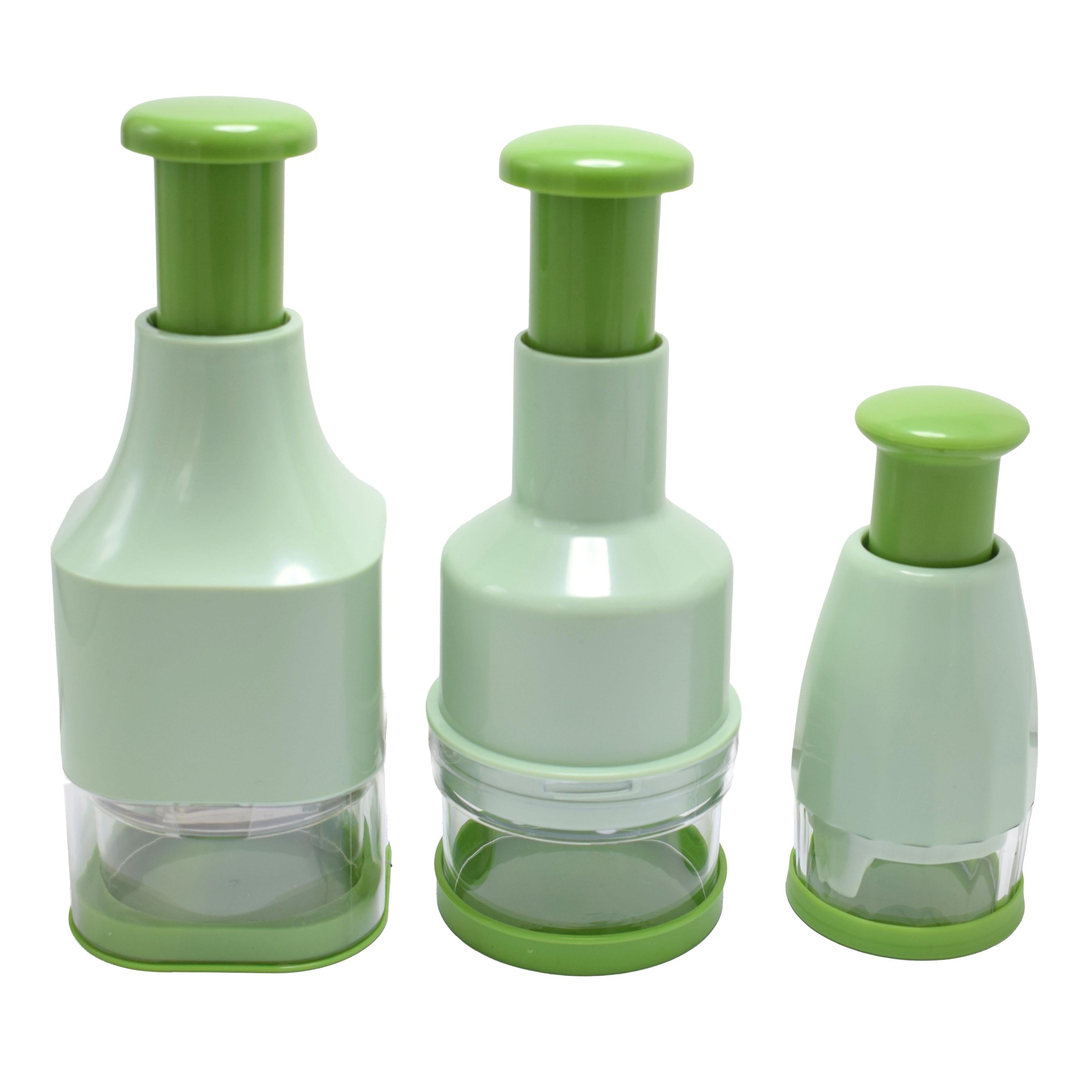 GD LA CUISINE Spremiaglio a Pressa Manuale Multiuso  Tritaglio Aglio/Cipolla/Zenzero • Pressa Veloce, Facile da Pulire, Taglio Fine Immediato