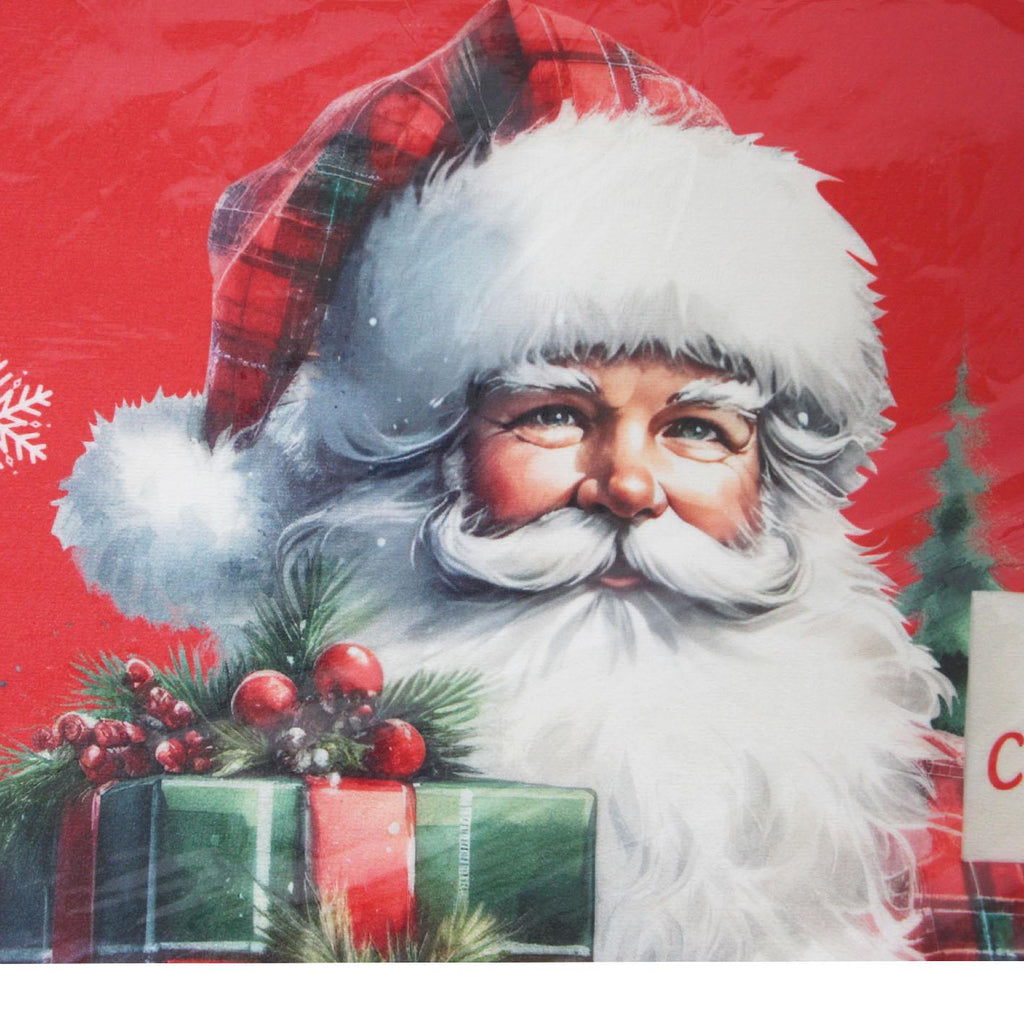 GD LOVES XMAS Tappetino Natalizio Antiscivolo 45×75 cm | Morbido, Lavabile e Decorativo per Ingresso o Cucina