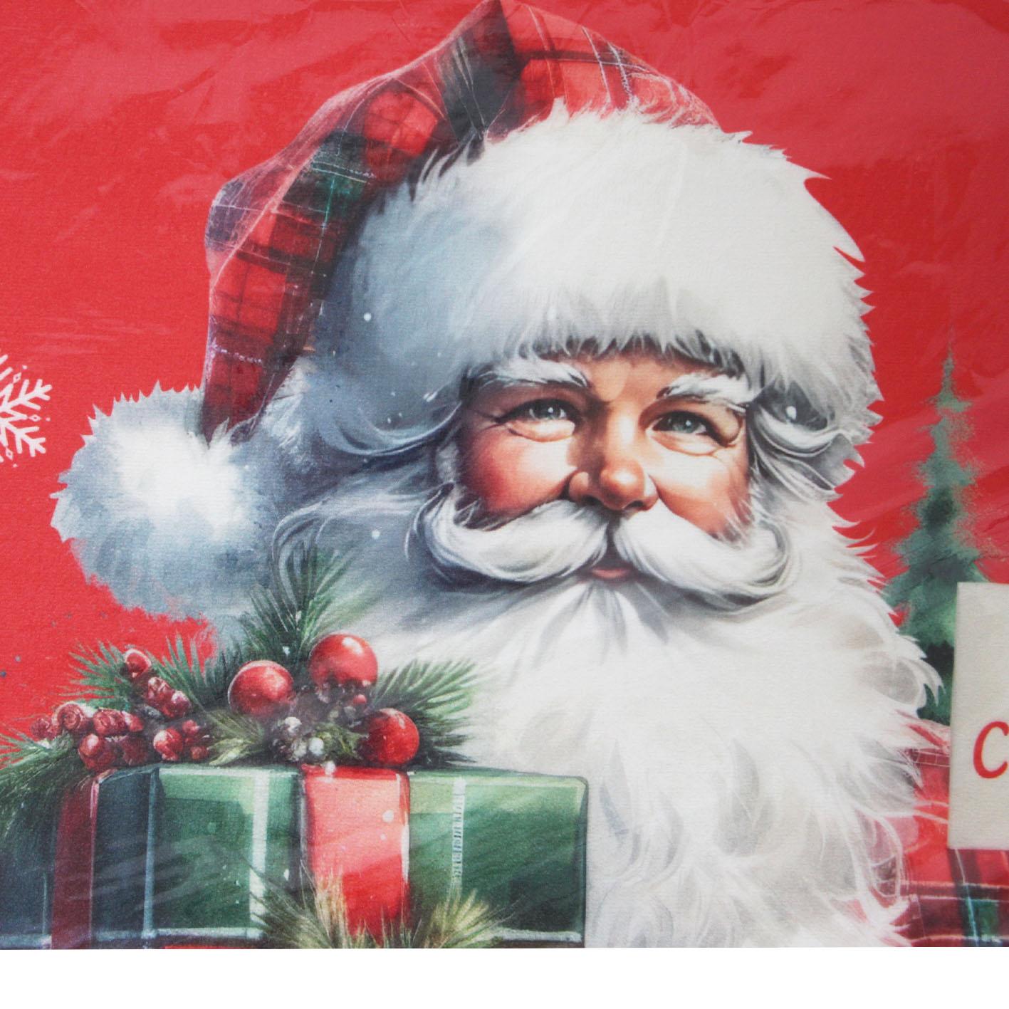 GD LOVES XMAS Tappetino Natalizio Antiscivolo 45×75 cm | Morbido, Lavabile e Decorativo per Ingresso o Cucina