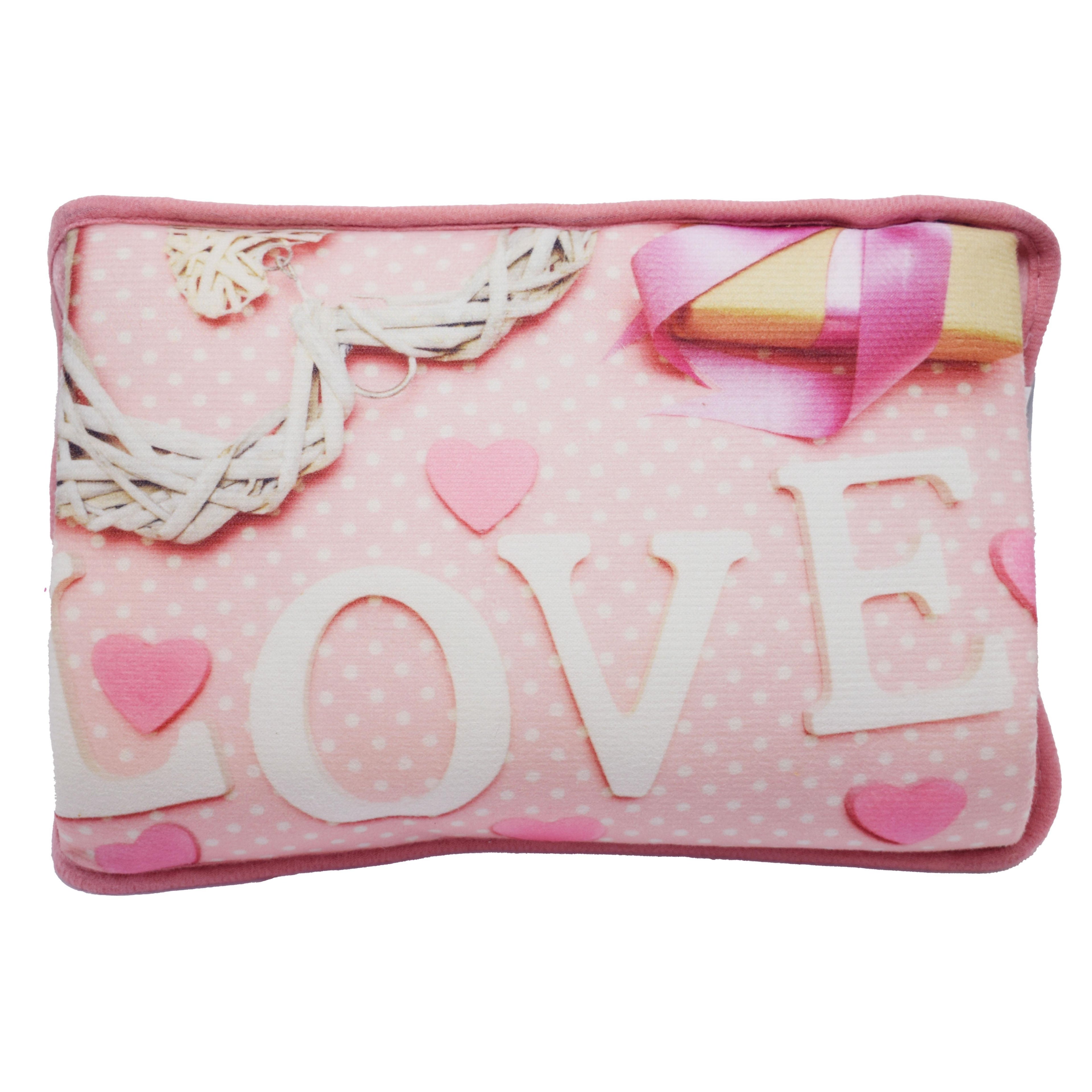 LOVE Borsa Acqua Calda Elettrica 500W Ricaricabile, Morbida e Portatile, Riscalda Mani e Piedi, Ideale per Relax, Dolori Mestruali e Regali Romantici, idea regalo per San Valentino, compleanni o anniversari
