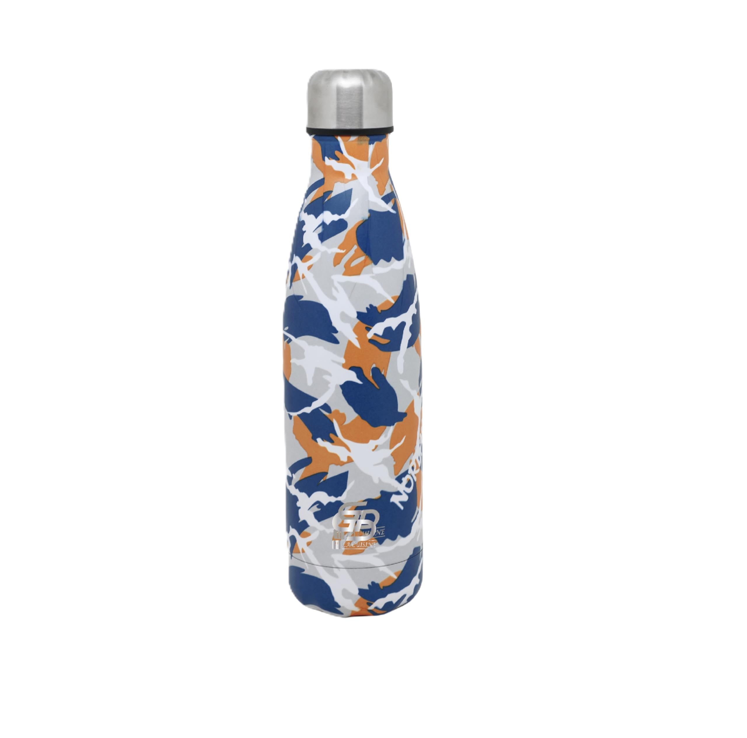 GD LOVES YOUR HOME Borraccia Termica 500 ml in Acciaio Inox 304 – Doppia Parete (caldo 8h / freddo 24h), tappo ermetico, riutilizzabile senza BPA – 3 colori mimetici