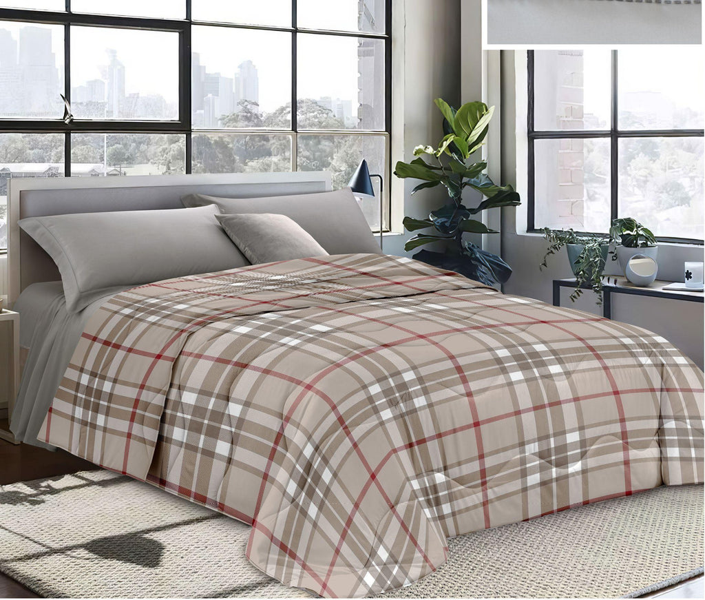 GD LOVES YOUR HOME Trapunta Invernale 2025 Elena | MADE IN ITALY | Nuova Collezione Double Face Stampata – Coperta Imbottita Calda e Morbida in Fantasie Moderne e Classiche – Misure Singolo, Piazza e Mezza, Matrimoniale