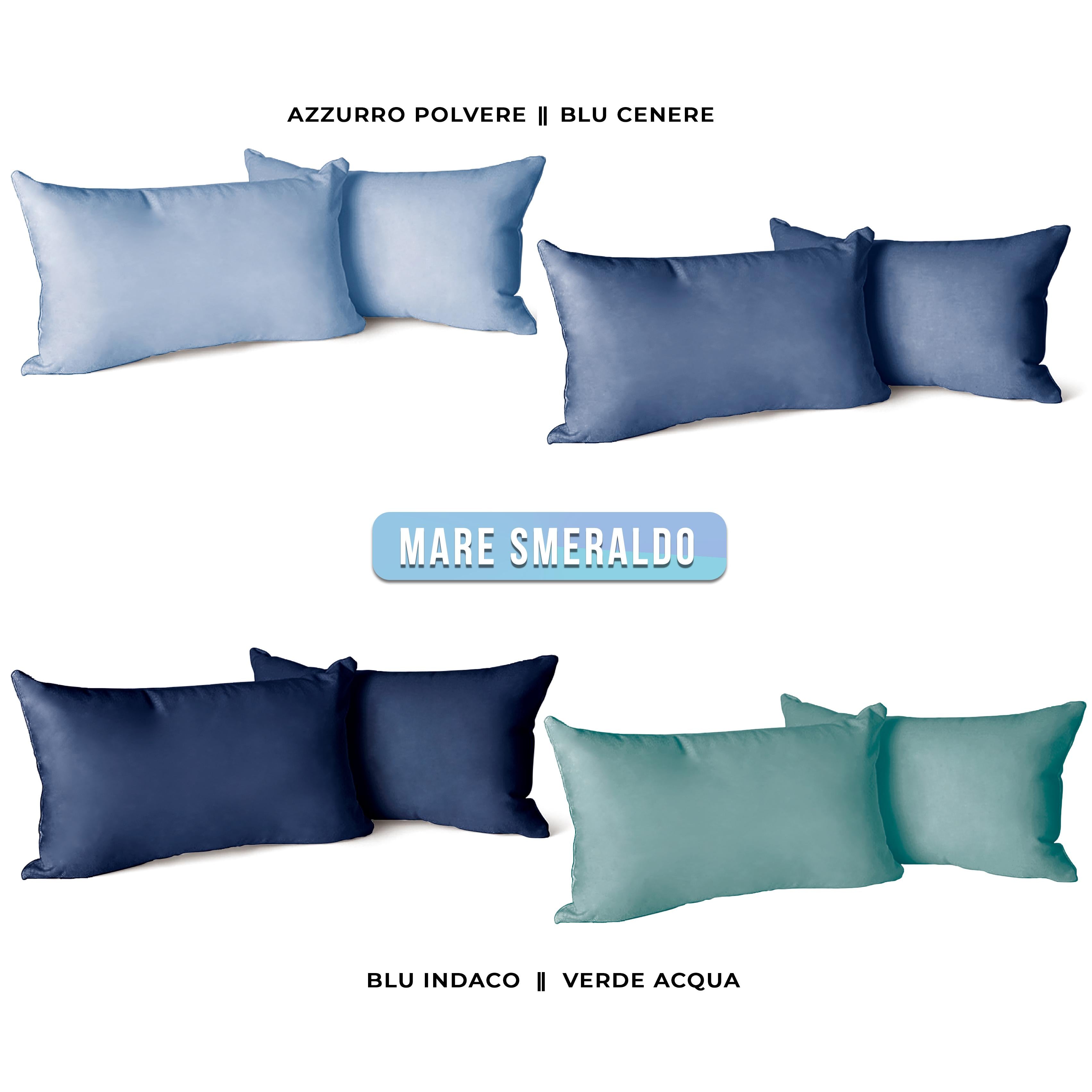 GD LOVES YOUR HOME Coppia Federe per Cuscino 50×80 cm – Morbide, Traspiranti e Antiacaro – Coordinabili con Lenzuola con Angoli, Lavabili in Lavatrice, Disponibili in Vari Colori