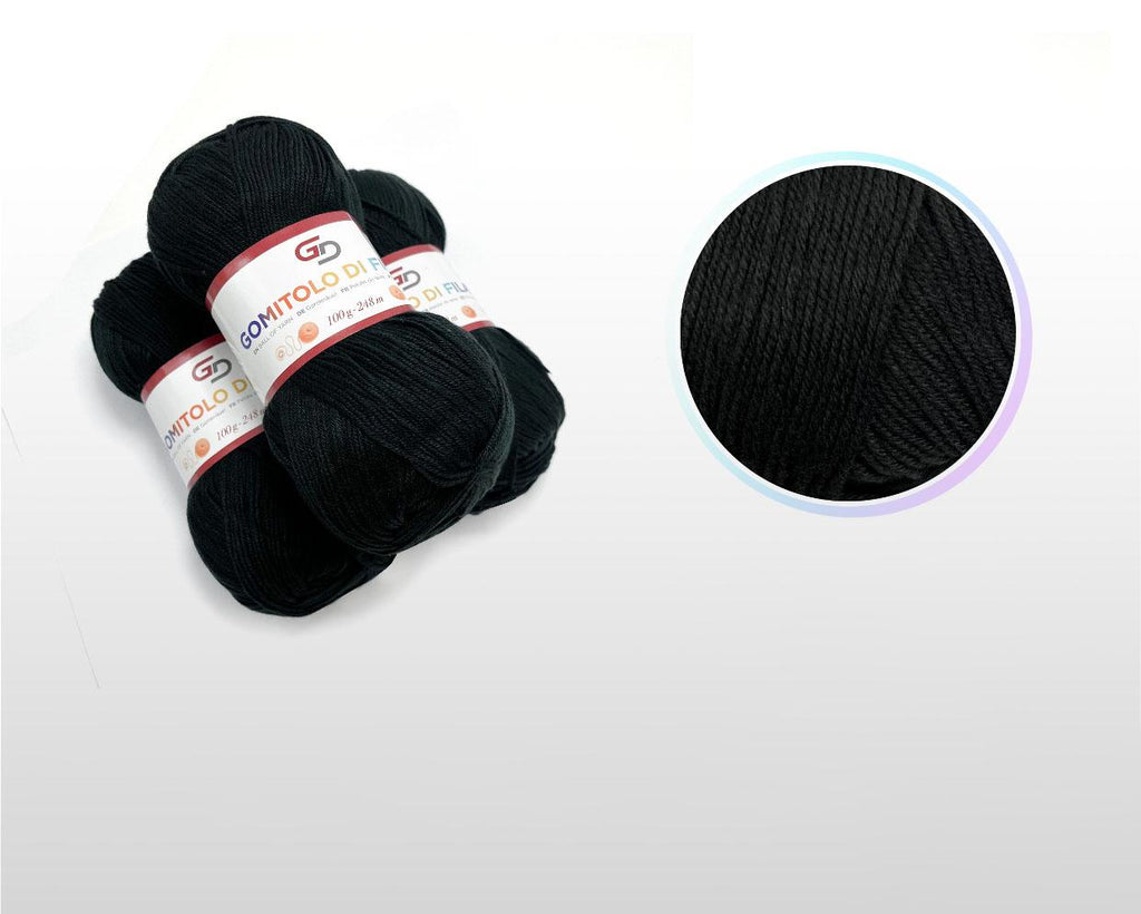 GD LOVES YOUR HOME Set 3 Gomitoli Filato Baby 100g – 6 Capi 248m Toni Freschi | Morbido Acrilico Resistente per Maglia e Uncinetto –18 Colori Disponibili