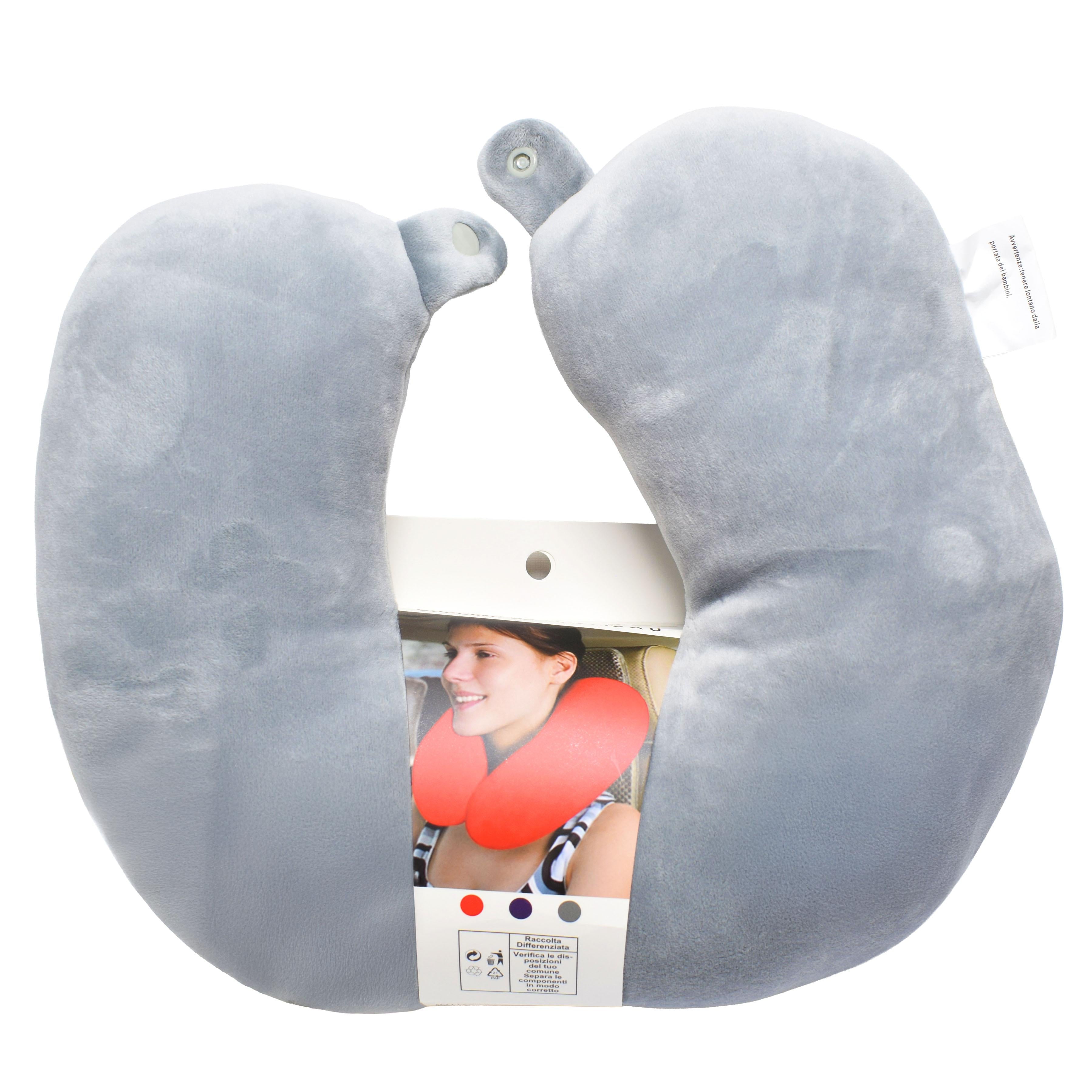 GD LOVES YOUR HOME Cuscino da Viaggio a U 30×30×10 cm | Supporto Morbido per Collo e Cervicale, Ideale per Aereo, Auto e Treno