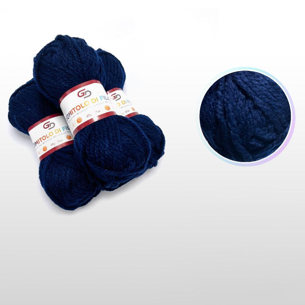 GD LOVES YOUR HOME Filato Acrilico 40g Toni Freschi – Gomitoli da Lavoro a Maglia e Uncinetto, Filo Grosso 35m – Set 3 Pezzi, 21 Colori Disponibili