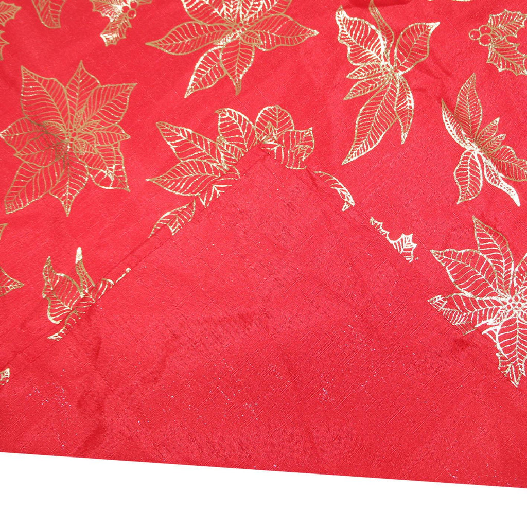 GD LOVES XMAS | Tovaglia Natalizia Antimacchia 140×180 cm • Fantasie Rosse per Tavola di Natale Elegante