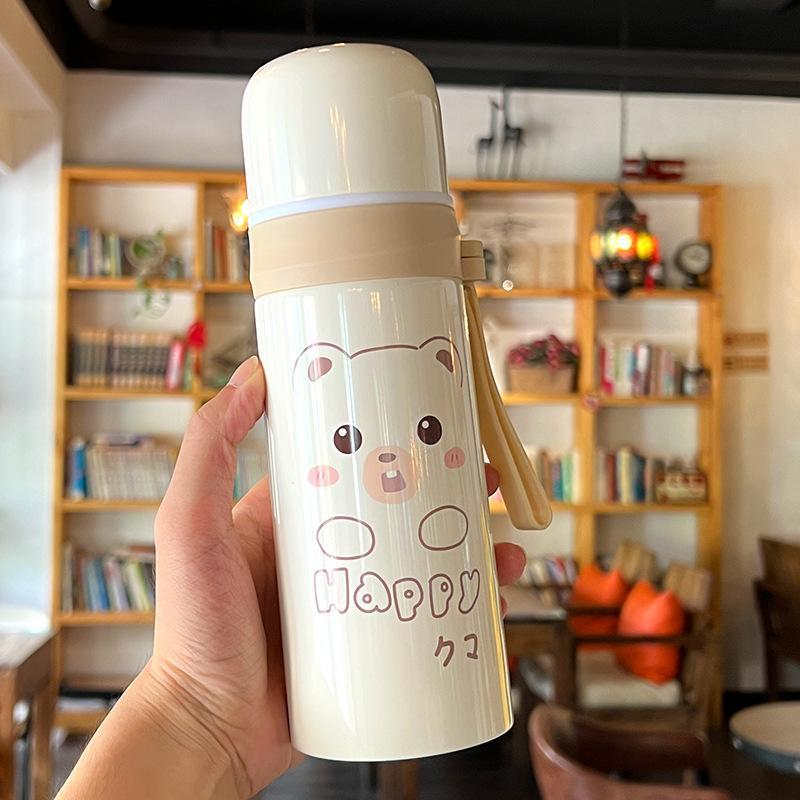 GD LA CUISINE Bottiglia Thermos Acciaio Inox 350ml, 500ml o 750ml | Borraccia Termica Ermetica 8-24h Caldo & Freddo, Scuola, Ufficio e Viaggi