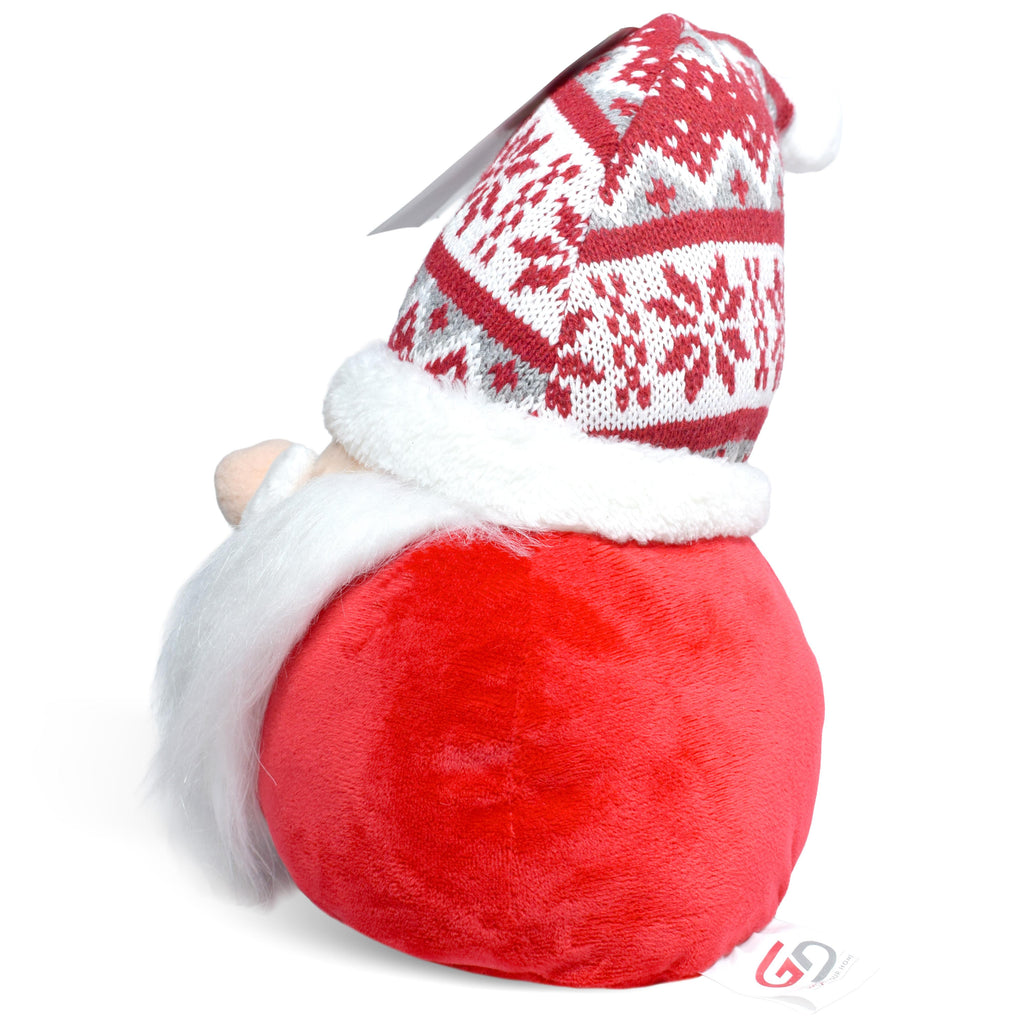 GD LOVES XMAS Fermaporta Babbo Natale 28 cm – Paraspiffero Natalizio Decorativo per Casa e Regalo di Natale – 2 Fantasie