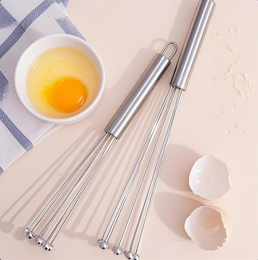 GD LA CUISINE Frusta a Sfera in Acciaio Inox 30,5 cm | Frusta Manuale Multifunzione Professionale per Cucina, Dolci e Uova
