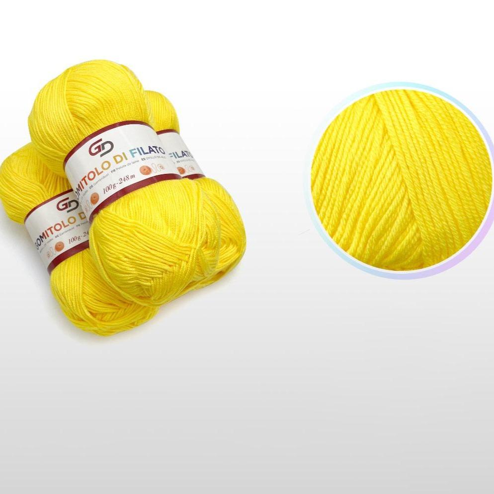 GD LOVES YOUR HOME Set 3 Gomitoli Filato Baby 100g – 6 Capi 248m Toni Neutri | Morbido Acrilico Resistente per Maglia e Uncinetto –18 Colori Disponibili