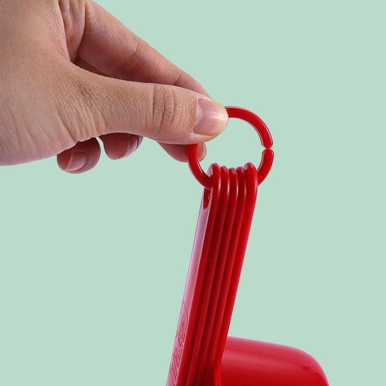 GD LA CUISINE Set Misurini a Cucchiaio in Plastica | 6 Pezzi Piccoli + 4 Pezzi Grandi Multicolore per Cucina, Dolci e Caffè