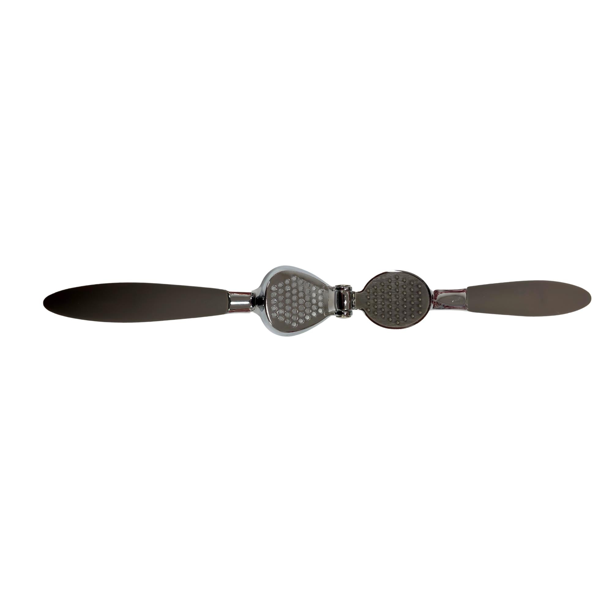 GD LA CUISINE Spremiaglio Professionale in Acciaio Inossidabile Spremiagli Manuale Cromato Design Ergonomico Sistema di Pressione Efficiente Facile da Pulire per Aglio e Zenzero