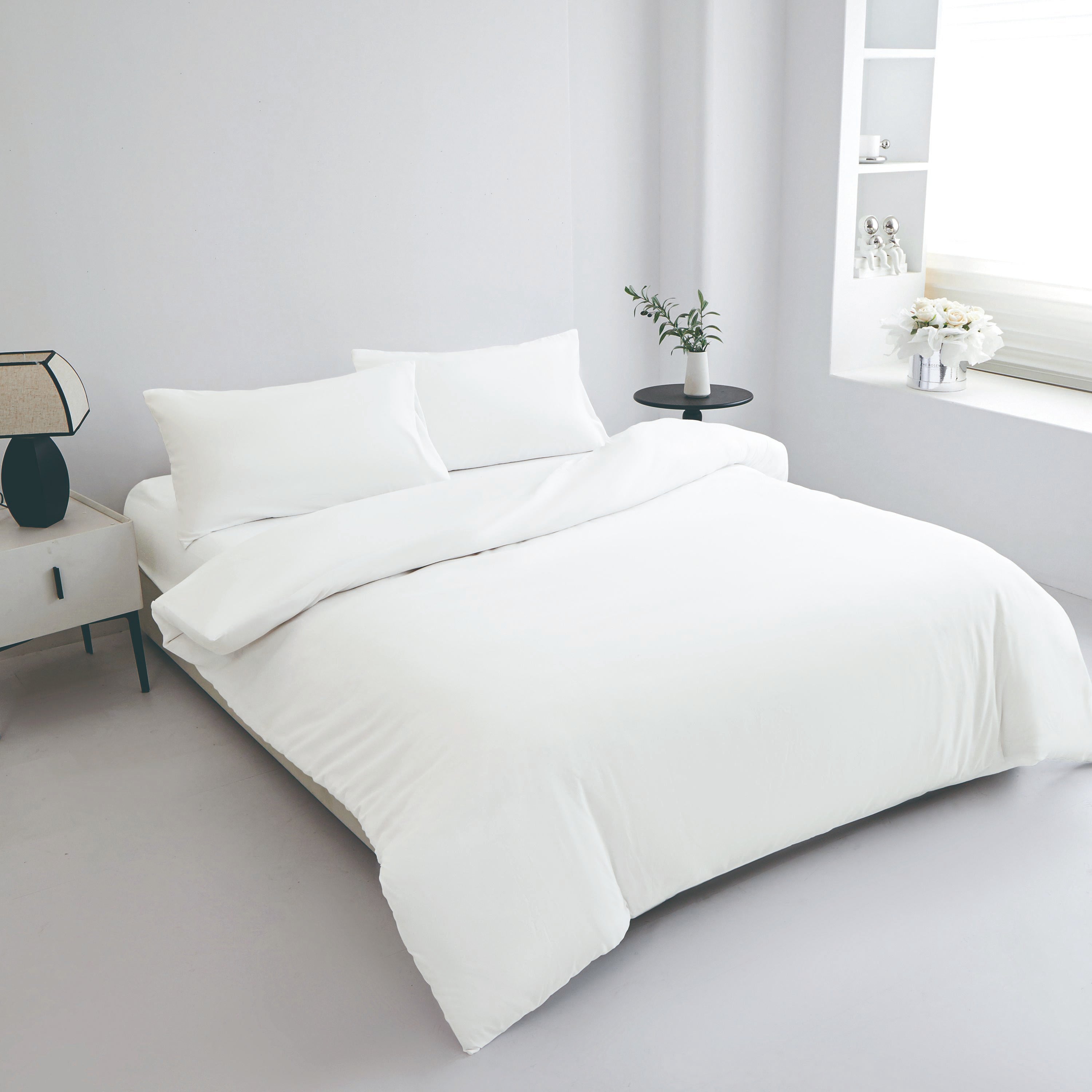 GD LOVES YOUR HOME Coppia Federe per Cuscino 50×80 cm – Morbide, Traspiranti e Antiacaro – Coordinabili con Lenzuola con Angoli, Lavabili in Lavatrice, Disponibili in Vari Colori