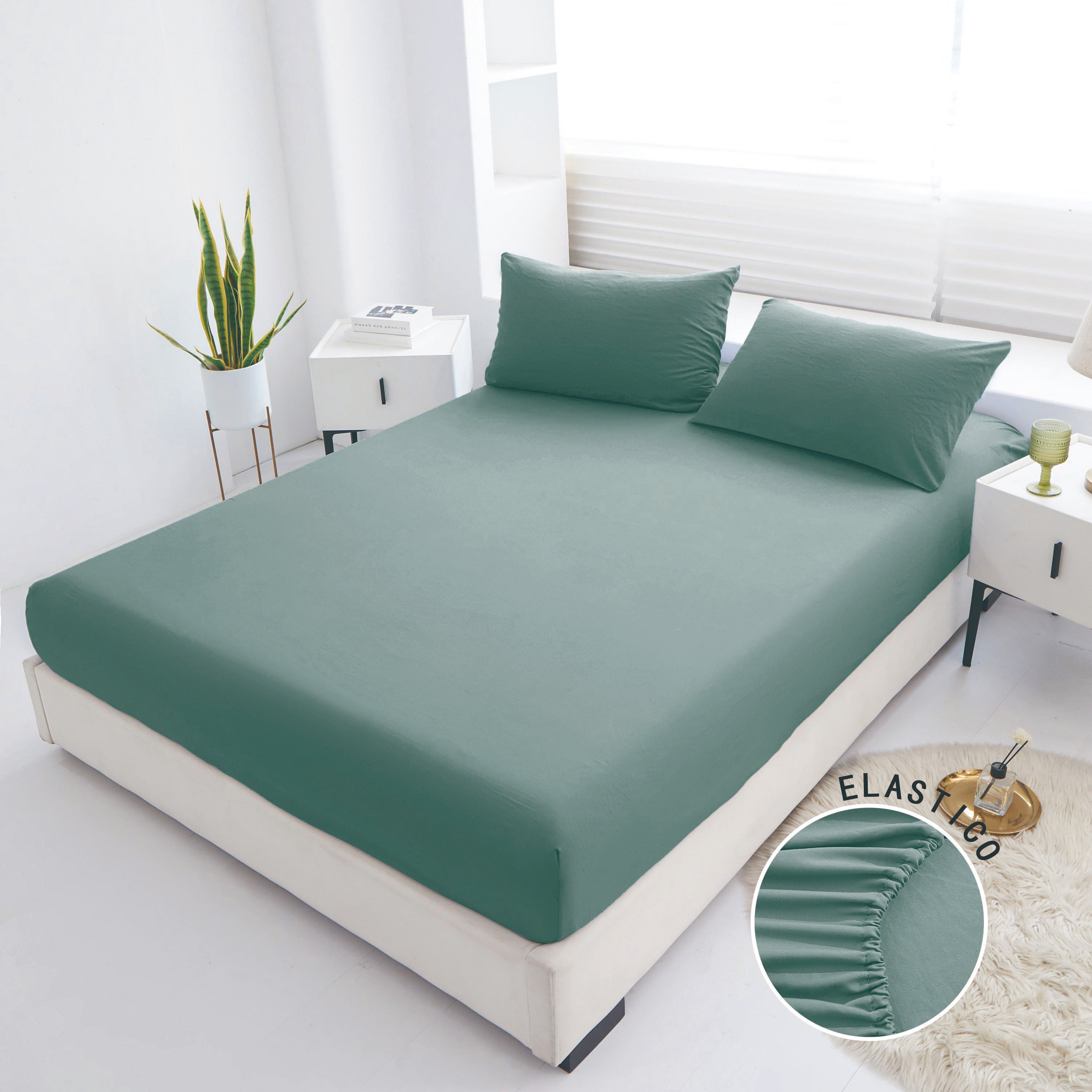 GD LOVES YOUR HOME Coppia Federe per Cuscino 50×80 cm – Morbide, Traspiranti e Antiacaro – Coordinabili con Lenzuola con Angoli, Lavabili in Lavatrice, Disponibili in Vari Colori