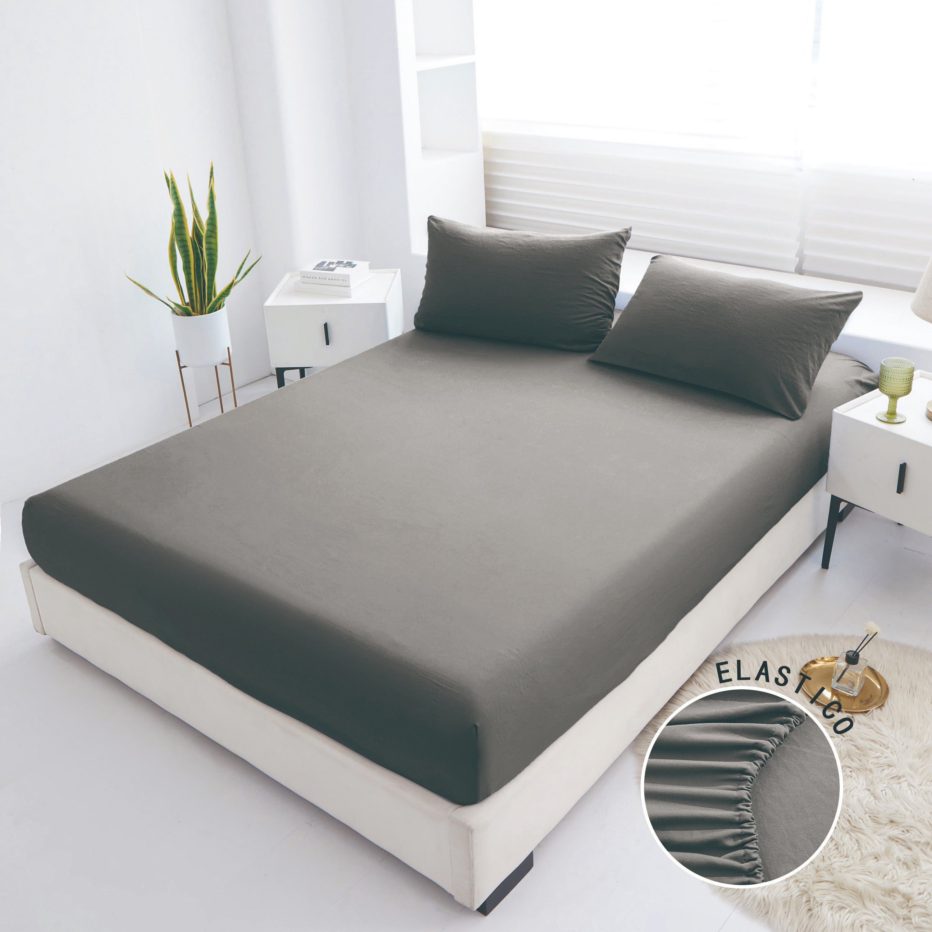 GD LOVES YOUR HOME Coppia Federe per Cuscino 50×80 cm – Morbide, Traspiranti e Antiacaro – Coordinabili con Lenzuola con Angoli, Lavabili in Lavatrice, Disponibili in Vari Colori